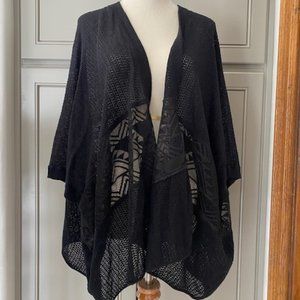 Subtle Luxury Oversized Cardigan Black